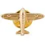 Knighthood Exclusive Airplane Lapel Pin/Shirt Stud Brooch Golden Knighthood Exclusive Airplane Lapel Pin/Shirt Stud Brooch Golden