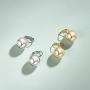FANCIME Ball Leverback Dangle Earrings Ball Drop Earrings Round Spheres Bead Drop Earrings Simple Plain Basic High Polished Yellow/White Gold Plated Jewelry for Women Teen Girls, Ball Diameter 12mm