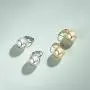 FANCIME Ball Leverback Dangle Earrings Ball Drop Earrings Round Spheres Bead Drop Earrings Simple Plain Basic High Polished Yellow/White Gold Plated Jewelry for Women Teen Girls, Ball Diameter 12mm