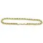 Bracelet Real 10K Yellow Gold Hollow Rope Men and Women 5.0mm, 7'' to 10'' Bracelet Real 10K Yellow Gold Hollow Rope Men and Women 5.0mm, 7'' to 10''