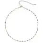Aurora Borealis 4 MM Choker Necklace Made with Swarovski Crystals, 14'' + 3'' extender Aurora Borealis 4 MM Choker Necklace Made with Swarovski Crystals, 14'' + 3'' extender