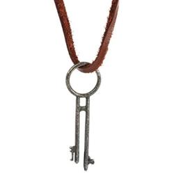 Key Necklace Pendant Cosplay Prop Zine-alloy Accessories Halloween for Men Women