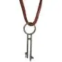 Key Necklace Pendant Cosplay Prop Zine-alloy Accessories Halloween for Men Women