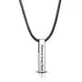 Vertical Bar Urn Necklace for Men - 925 Sterling Silver Cube Bar Pendant Necklace Memorial Cremation Ashes Jewelry Gift for Loss of Loved Ones Vertical Bar Urn Necklace for Men - 925 Sterling Silver Cube Bar Pendant Necklace Memorial Cremation Ashes Jewelry Gift for Loss of Loved Ones