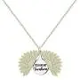 14K Gold Plated You are My Sunshine Necklace Sunflower Locket Engraved Necklace Pendant for Women Men Girls
