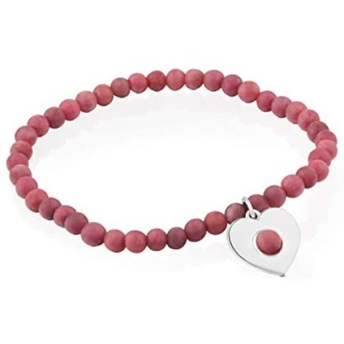 TOUS Super Power 925 Silver Bracelet with Rhodonites