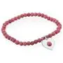 TOUS Super Power 925 Silver Bracelet with Rhodonites