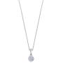 1/6 ct Round White Natural Diamond 10K Yellow White Gold 7 Stone Diamond Flower Pendant Necklace for Teens Womens