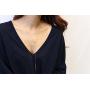S.J JEWELRY Womens Handmade CZ Simple Delicate 14K Gold Plated/Rose Gold Plated/Silver Plated Lariat Simple Baton Adjustable Y Necklace