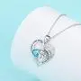 I Love You to The Moon and Back Necklace for Women 925 Sterling Silver Heart Pendant Necklace Jewelry Gifts for Women Wife Mom Girls I Love You to The Moon and Back Necklace for Women 925 Sterling Silver Heart Pendant Necklace Jewelry Gifts for Women Wife Mom Girls