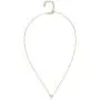 PAVOI 14K Gold Plated Bar and Delta Pendant | Layered Necklaces | Gold Necklaces for Women | 18'' Length with a 2'' Extension