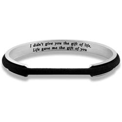 Zuo Bao Stepdaughter Gifts Daughter in Law Hair Tie Bracelet I Didnt Give You The Gift of Life Life Gave Me The Gift of You Stepmom Gifts from Stepdaughter Mother in Law