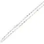 10K Solid Gold 2.0MM Diamond Cut Mirror Chain Necklace or Anklet - Unisex Sizes 10''-30'' - Yellow, White, Rose or 3 Tone