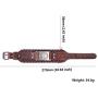 VASSAGO Vintage Amulet Norse Viking Tree of Life Yggdrasil Celtic Knot Metal Brown Leather Bracelet