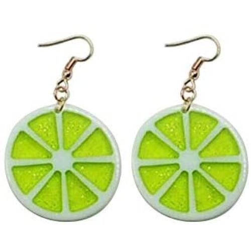 Lemon Acrylic Dangle Earrings Fruit Earrings For Women Girls