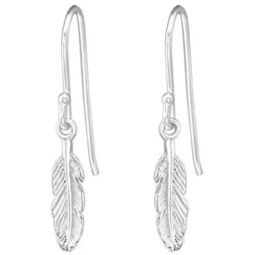 AUBE JEWELRY Hypoallergenic 925 Sterling Silver Dainty Feather Dangle Earrings for Women AUBE JEWELRY Hypoallergenic 925 Sterling Silver Dainty Feather Dangle Earrings for Women