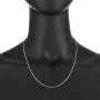 2mm-2mm Solid .925 Sterling Silver Round Snake Chain Necklace or Bracelet