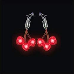 Light Up Red Hearts Dangling LED Earrings