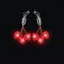 Light Up Red Hearts Dangling LED Earrings Light Up Red Hearts Dangling LED Earrings