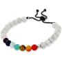 Believe London Gemstone Healing Chakra Bracelet Anxiety Crystal Natural Stone Men Women Stress Relief Reiki Yoga Diffuser Semi Precious