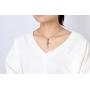 HUANIAN Stainless Steel Egyptian Ankh Cross Pendant Necklace,20 inch Free Chain