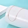 Tiny Cross Choker Necklace for Women Sterling Silver Faith Necklace Dainty Pendant Necklace Birthstone Crucifix Cute Jewelry
