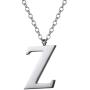 PROSTEEL Stainless Steel/Sterling Silver Initial Name Necklace, A to Z Initial Letter Personalized Necklaces for Men Women, Gold/Silver/Black Tone, 16''/20'' Adjustable, Come Gift Box