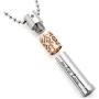 SexyMandala 2 Pack Bullet 3 Colors Cremation URN Necklace for Ashes Jewelry Memorial Keepsake Pendant