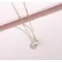 FANCIME 14K Solid Real Yellow Gold Round/Emerald Cut CZ Cubic Zirconia Diamond Pendant Necklace Fine Jewelry Gift for Women Girls 16+2 inch Extender FANCIME 14K Solid Real Yellow Gold Round/Emerald Cut CZ Cubic Zirconia Diamond Pendant Necklace Fine Jewelry Gift for Women Girls 16+2 inch Extender