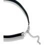 Black Choker Necklace for Women and Girls Velvet Choker with O Ring, Cross, Lace Tattoo