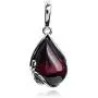 Cherry Amber Sterling Silver Pendant Necklace Chain 46 cm 18 inches Cherry Amber Sterling Silver Pendant Necklace Chain 46 cm 18 inches