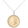 MiaBella 925 Sterling Silver Italian Genuine 20-Lira Medallion Coin Pendant Necklace for Women 18 Inch Chain Made in Italy MiaBella 925 Sterling Silver Italian Genuine 20-Lira Medallion Coin Pendant Necklace for Women 18 Inch Chain Made in Italy