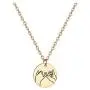 Augonfever Pinky Promise Necklace Compass Gift for Girls Women with Message Card