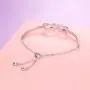 925 Sterling Silver Knot Inspirational Bracelet Engraved''Always My Sister, Forever My Friend'' Adjustable Sisters Bracelets Friendship Jewelry for Women 925 Sterling Silver Knot Inspirational Bracelet Engraved''Always My Sister, Forever My Friend'' Adjustable Sisters Bracelets Friendship Jewelry for Women