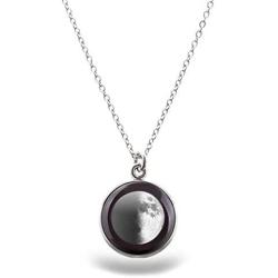 Your Moon Phase LUNA NECKLACE | Stainless Steel Charm / 18'' Chain