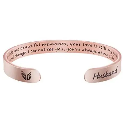 Joycuff Memorial Gift for Loss of Mom Dad Grandma Grandpa Husband Brother Daughter Aunt Son Sister Personalized Sympathy Gift for Loss of Loved One Bracelet Bereavement Cuff Remembrance Bangle Joycuff Memorial Gift for Loss of Mom Dad Grandma Grandpa Husband Brother Daughter Aunt Son Sister Personalized Sympathy Gift for Loss of Loved One Bracelet Bereavement Cuff Remembrance Bangle