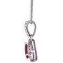 Gin & Grace 10K White Gold Natural Diamond (I1,I2) & Pear Cut Genuine Ruby Pendant for Women Gin & Grace 10K White Gold Natural Diamond (I1,I2) & Pear Cut Genuine Ruby Pendant for Women