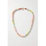 Dvacaman Fancy Colorful Enamel Beaded Choker Necklace for Women