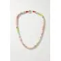 Dvacaman Fancy Colorful Enamel Beaded Choker Necklace for Women