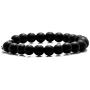 Xusamss Fashion 8MM Natural Stone Matte Agate Turquoise Elastic Bracelet DAD Bead Bracelet