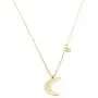 Happiness Boutique Women Star and Moon Pendant Necklace in Gold Color Necklace with Half Moon Stainless Steel Jewelry Happiness Boutique Women Star and Moon Pendant Necklace in Gold Color Necklace with Half Moon Stainless Steel Jewelry