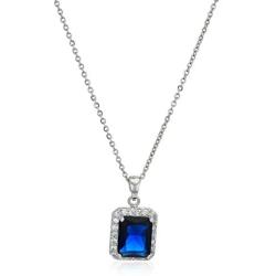 Crystalline Azuria Jewelry Sets for Women - Costume Jewelry Sets - Wedding Jewelry Set with Necklace and Earring for Bride - Cubic Zirconia Bridesmaid Jewelry - Formal Event Prom Jewelry