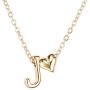 Initial Necklaces for Chain with Heart Pendant Gold Necklaces for Women Letter A-Z Necklace for Teen Girls