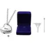 GISUNYE Cremation Urn Necklace for Ashes Urn Jewelry,Forever in My Heart Carved Locket Stainless Steel Keepsake Waterproof Memorial Pendant for mom & dad with Filling Kit (Sister)… GISUNYE Cremation Urn Necklace for Ashes Urn Jewelry,Forever in My Heart Carved Locket Stainless Steel Keepsake Waterproof Memorial Pendant for mom & dad with Filling Kit (Sister)…