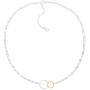Silpada Pagosa Circle Linking Station Necklace in Sterling Silver & 18K Gold Plate, 16'' + 2''