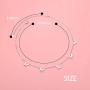 DAOCHONG 925 Sterling Silver Dainty Butterfly Choker Necklace for Women Teen Girls Jewelry Gifts Birthday