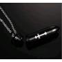 MEMORIALU Celtic Cross Bullet Urn Necklaces for Ashes Cremation Jewelry Keepsake Memorial Pendant