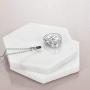 YFN Sterling Silver Heart Urn Necklace for Ashes Cremation Jewelry for Ashes of Loved Ones Keepsake