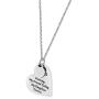 Daughter Gift from Mom or Dad - MY LITTLE GIRL YESTERDAY MY FRIEND TODAY MY DAUGHTER FOREVER Heart Pendant Necklace for Women & Teen Girls