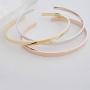 HONEYCAT Hammered Open Cuff in Gold, Rose Gold, or. Silver | Minimalist, Delicate Jewelry